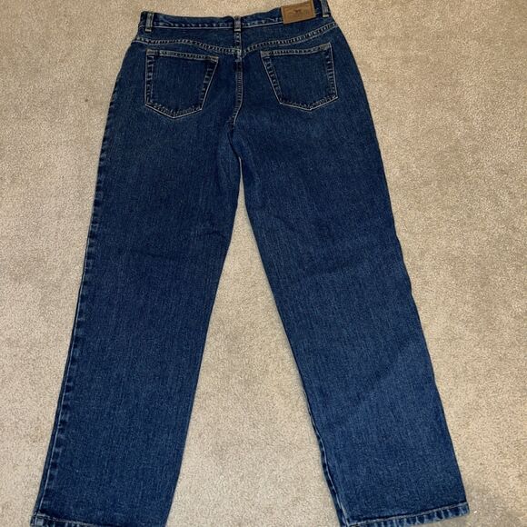 Ralph Lauren Polo Womens Jeans Size 10 Dark Wash Denim Mid Rise 30x27 Classic - Picture 5 of 7
